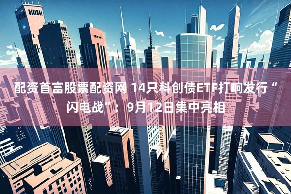 配资首富股票配资网 14只科创债ETF打响发行“闪电战”：9月12日集中亮相